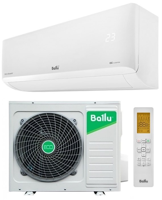 Сплит-система до 30 кв.м. Ballu BSYI-10HN8_V4 Серия Серия Eco Smart DC inverter 3756