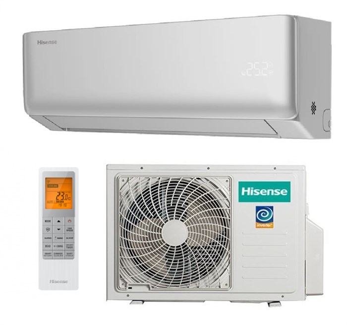 Сплит-система до 30 кв.м.  Hisense  AS-10UW4RLCHD00(S) Серия Vibe Pro Silver DC Inverter 4001