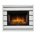 Каминокомплект: Очаг Electrolux EFP/P-2520LS N, портал Moderno 25 шпон белый дуб 3699